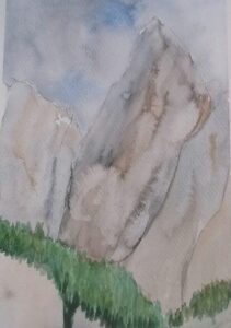 Sketch: Graham's 1st painting