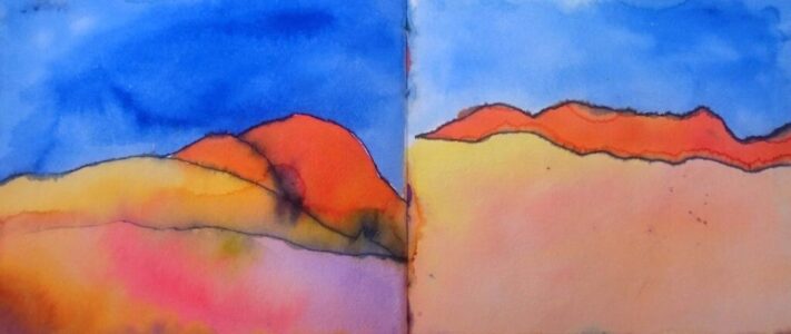 Sketch: Angela's desert sketchbook