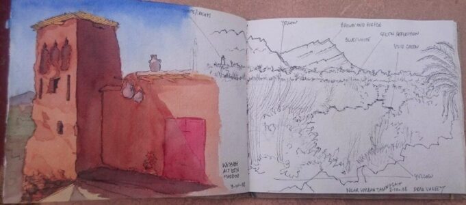 Sketch: Page from Federica's sketchbook