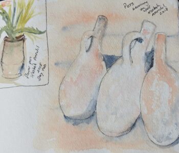 Sketch: Jane's pots