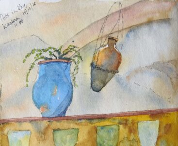 Sketch: Natalie's pots