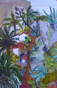 Sketch: Cathy's Pastrana, La Gomera