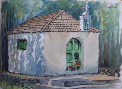 Sketch: Ermite de Lourdes, La Gomera