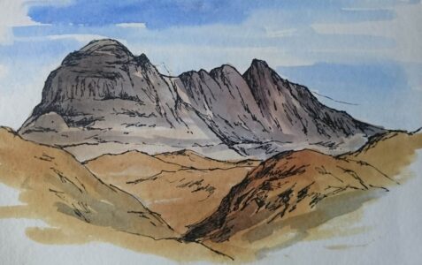 Sketch: Suilven from Inverpolly