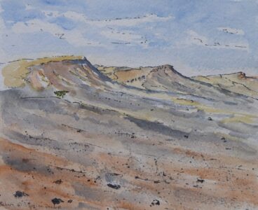 Sketch: Alice's fossil mountains