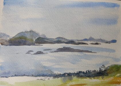 Sketch: Assynt view, Marika