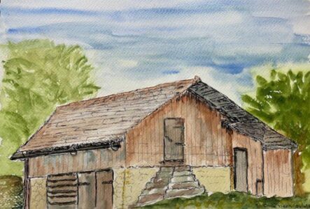 Sketch: Barn, Santa Croce