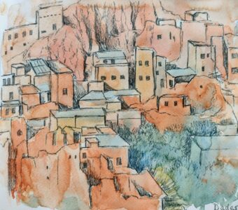 Sketch: Dwellings, Dades Valley