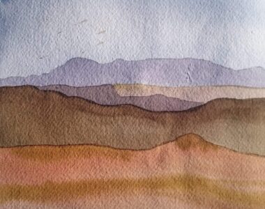 Sketch: Eva's stony desert