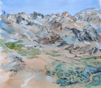 Sketch: High Atlas watercolour