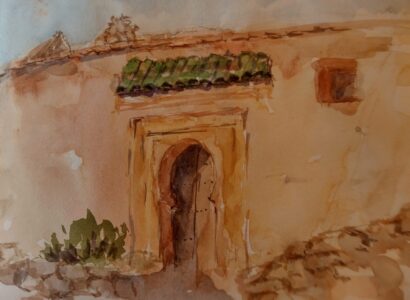 Sketch: Jane's door, Telouet