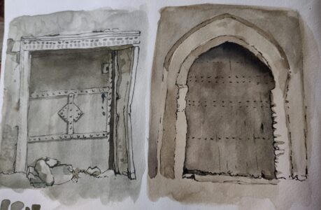 Sketch: Katrina's tonal door 1