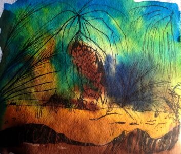 Sketch: Rachel's Ziz vally