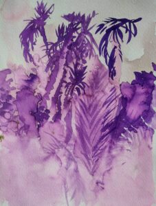 Sketch: Rainforest tonal exercise, Lesley