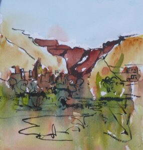 Sketch: Sally's oasis