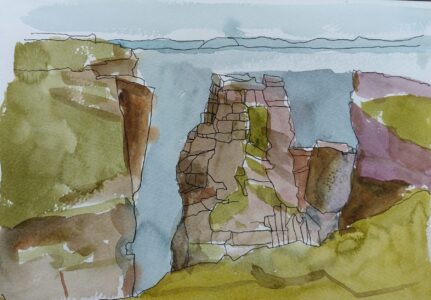 Sketch: Steph at Handa