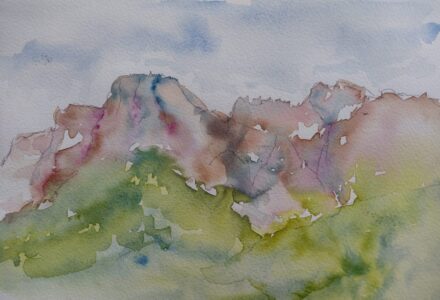 Sketch: View from Annette's window