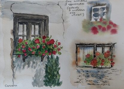 Sketch: Window boxes