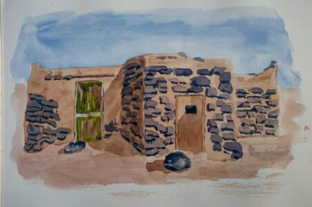 Sketch: Desert dwelling
