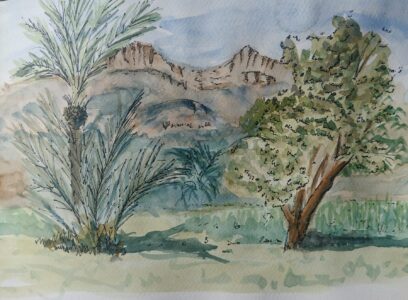 Sketch: John at Tamnougalt