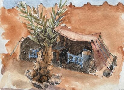 Sketch: Nomad tent