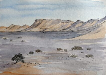 Sketch: Sand hills near M'Herch